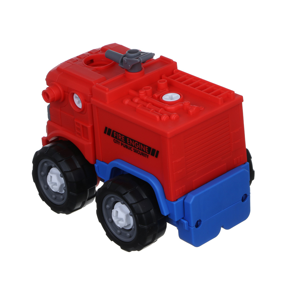 ИГРОЛЕНД Робот "Воин города" трансформирующийся, отвертка, свет, звук, 3хLR41, ABS, 14,5х16х23,7см - #9