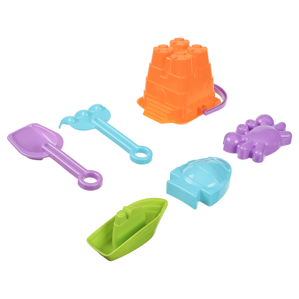Набор для игры в песке, 6 предметов, ИГРОЛЕНД, для детей 3+ - #15