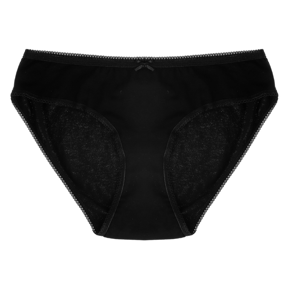 MINIMI Basic Трусы-слипы женские, р-р: 44, 95% хлопок, 5% эластан, черные, BO221 - #1