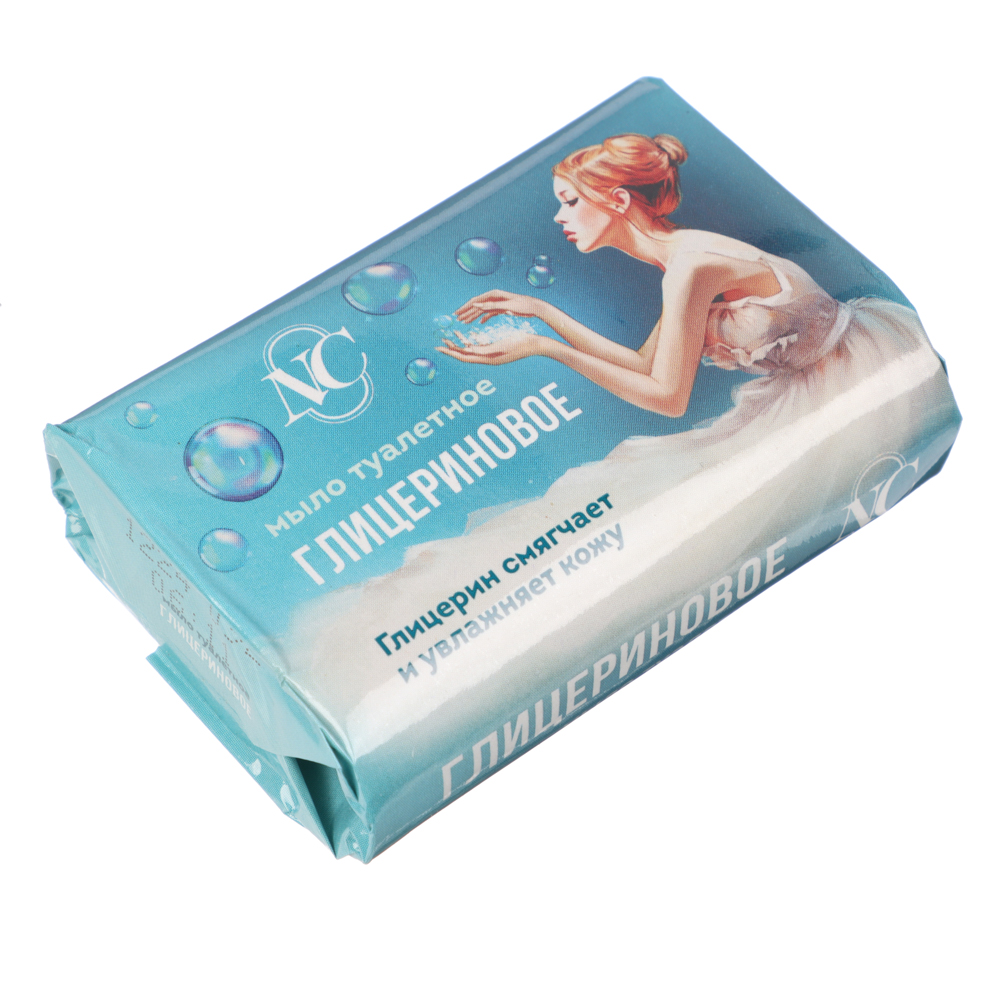 Мыло твердое туалетное Невская косметика Глицериновое, б/у, 90г - #3