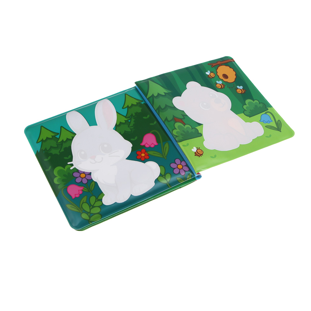 ИГРОЛЕНД Книжка "Раскрась водой", PEVA, поролон, 14х14см, 4 дизайна - #6