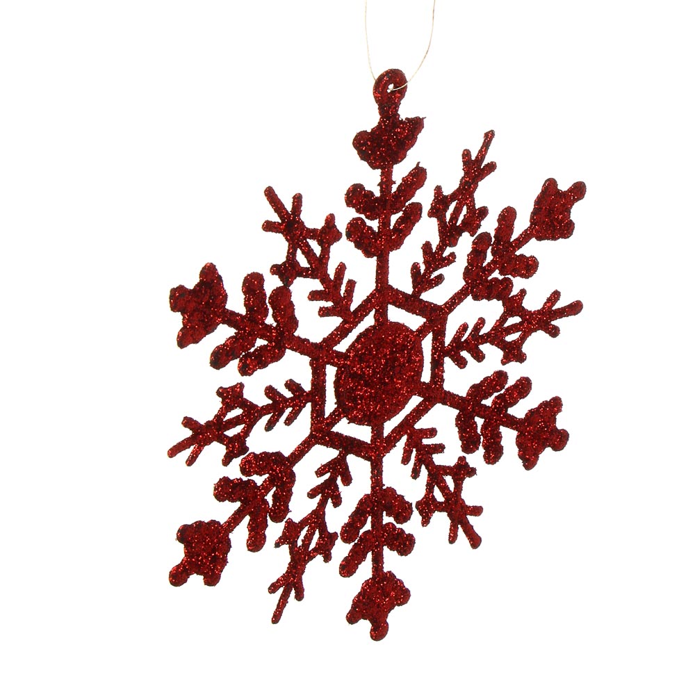 СНОУ БУМ Снежинки 10 шт, 10 см, пластик, 26-814 - #2