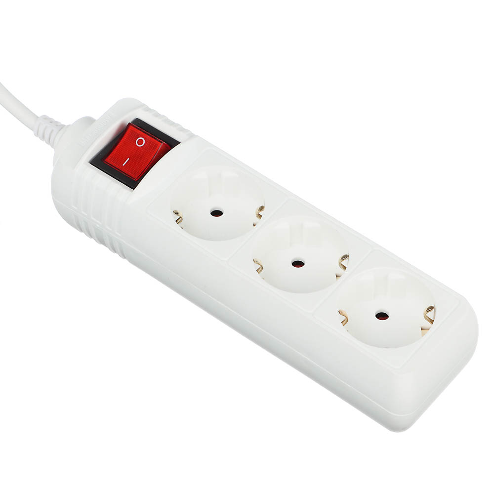 Удлинитель 3 гнезда 5м BY, с зазем, выкл., евро, с защит. шторками,16A,3500Вт - #3