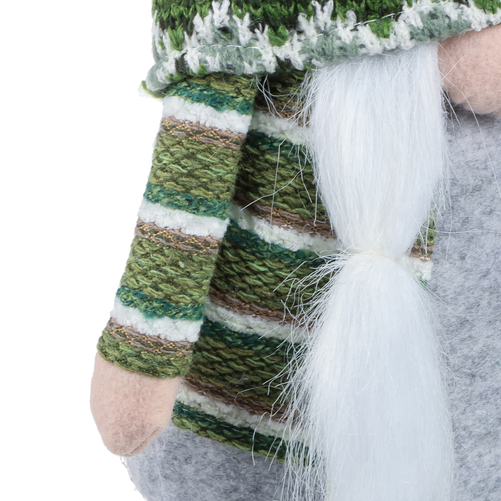 СНОУ БУМ Фигура декоративная "Гном" с выдвижными ногами 50,5-77 см, полиэстер, 2 дизайна - #3