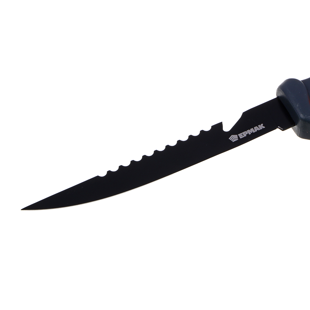 ЕРМАК Нож разделочный филейный, с чехлом, 27,3см, нерж.сталь, пластик, ПВХ - #4