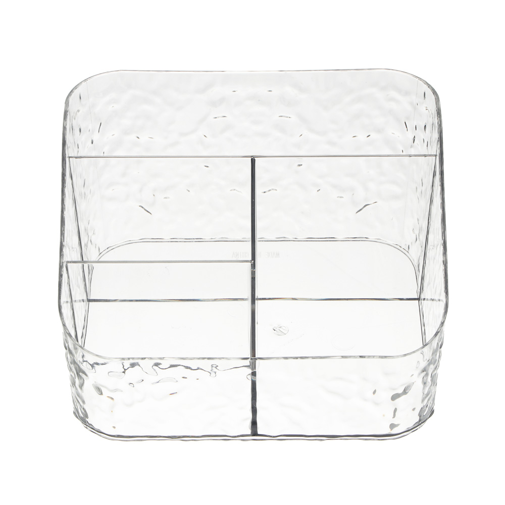 Органайзер для косметики и визажа тм ЮНИLOOK Ice 17,5х15х11см, пластик PET, #25667 - #2