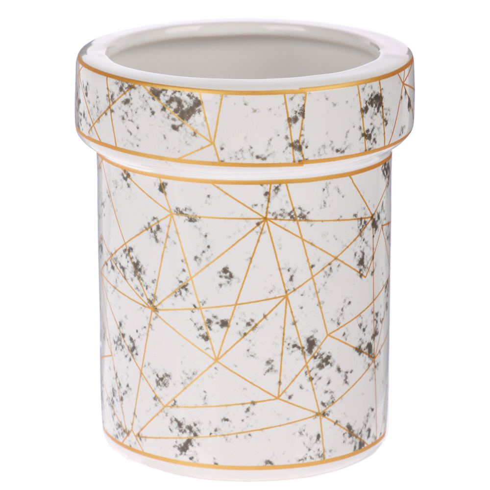 VETTA Стакан для ванной комнаты "Ла Рош 2", керамика, 2 дизайна (без мет.) - #2