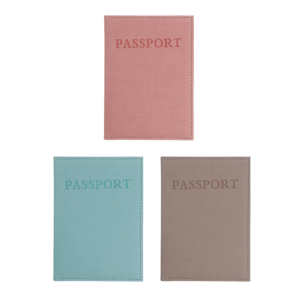 Обложка для документов тм ЮL Астерикс многофункциональная на кнопке, ПУ, 15х11см, 3 цвета, арт.2 - #1