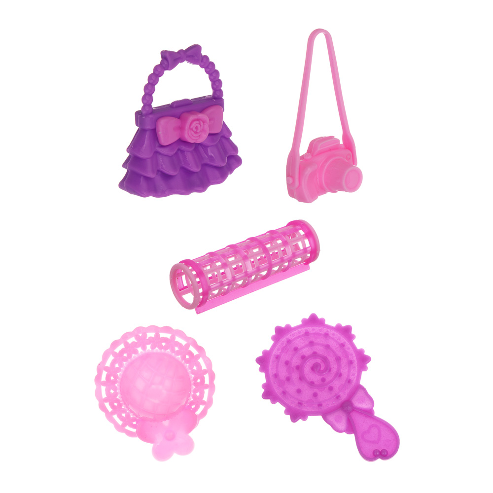 ИГРОЛЕНД Кукла 10 см с акс. в сундучке, 8 пр., PP, ABS 11,5х10х7,8 см - #12