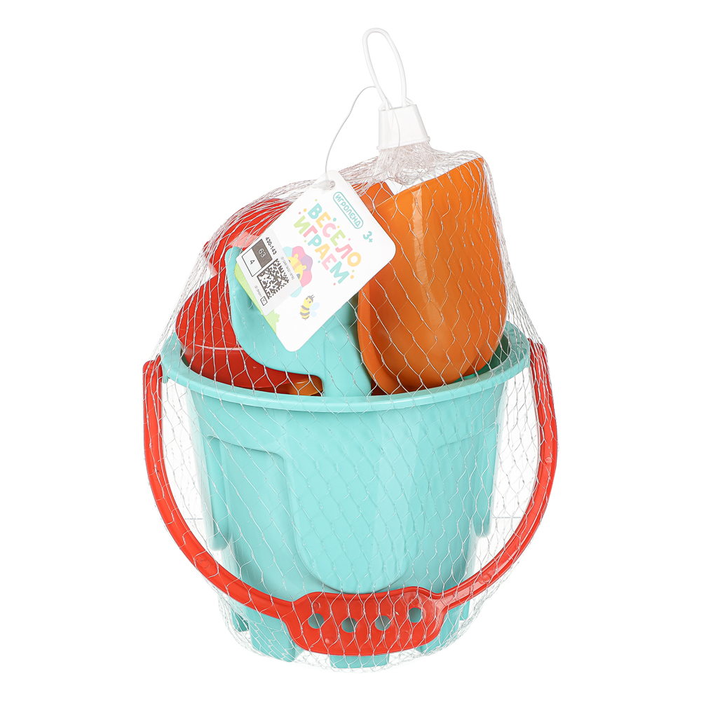 Набор для игры в песке "Башня", ИГРОЛЕНД, 8 предметов, пластик, для детей 3+ - #5