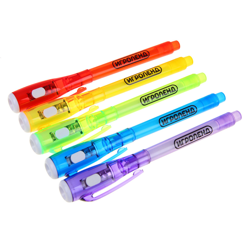 ИГРОЛЕНД Ручка невидимка для рисования светом, AG3х3, ПВХ, 13,5х2,2см, 5 цветов - #2