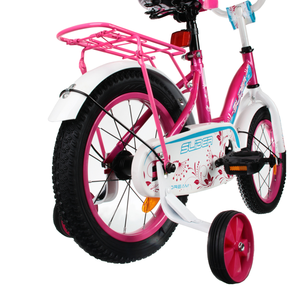 Велосипед детский двухколесный Slider Dream 14", розовый - #10