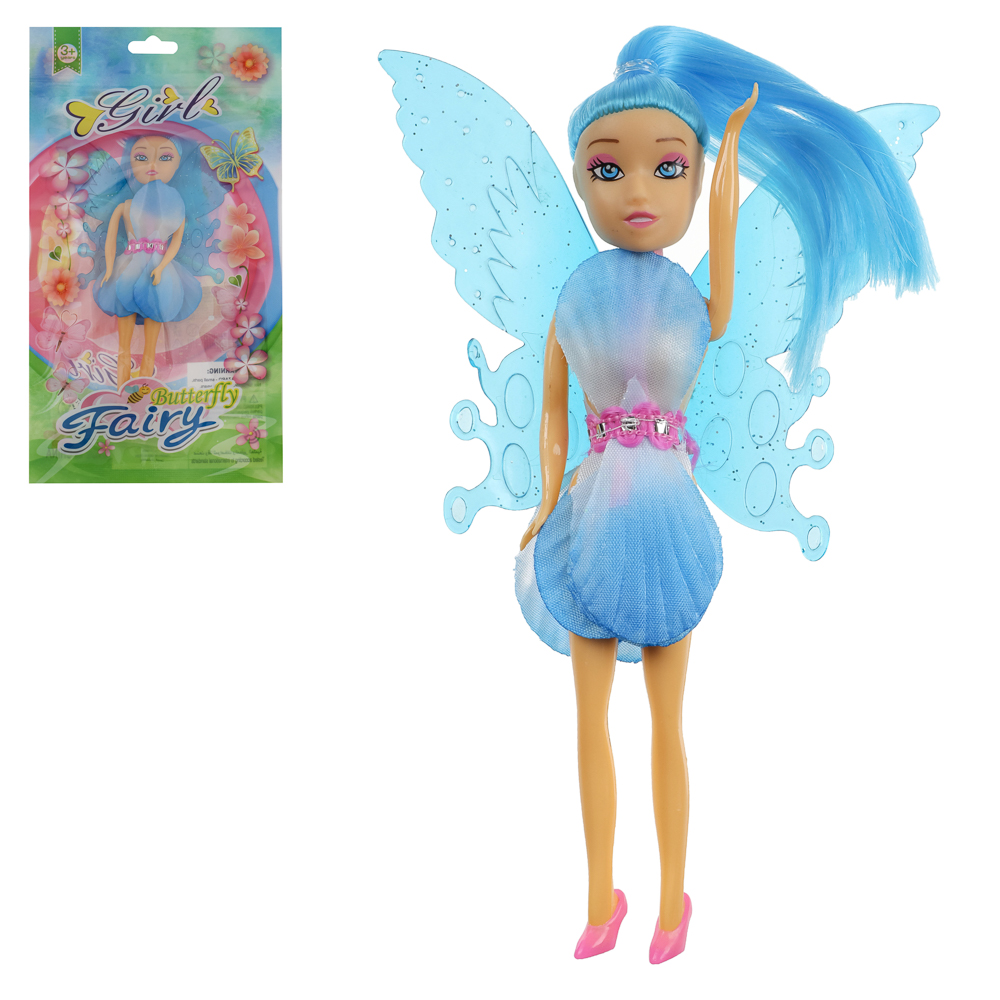 ИГРОЛЕНД Кукла в виде цветочной феи, 15,5 см, в пакете, 13х2,5х24 см, ABS, PP, PVC, 4 дизайна - #2
