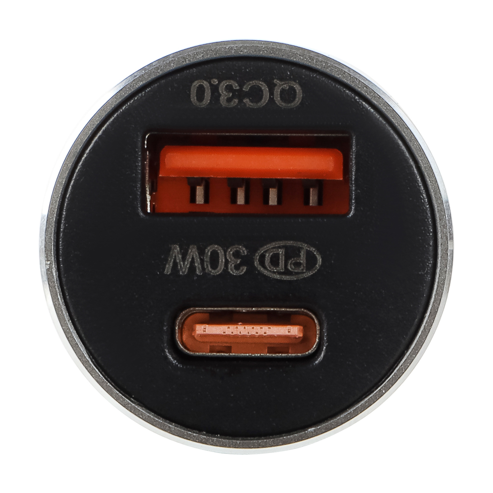 ЕРМАК Зарядное устройство в авто, USB QC3.0+PD, 5V-3A, 9V-3A, 12V-2,5A, металл - #6
