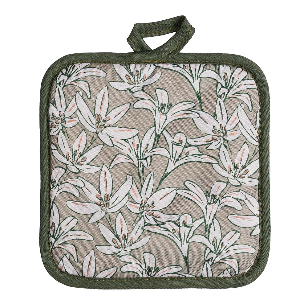 PROVANCE Эвкалипт Прихватка, 100% полиэстер, 17х17см, зелёный - #1