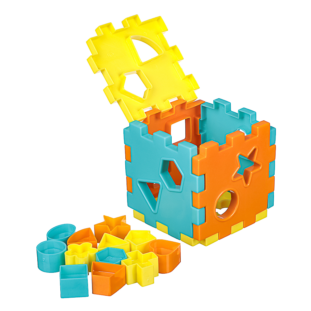 ИГРОЛЕНД Конструктор игрушка для детей 3+ 10,5x10,5x10,5см, пластик - #1