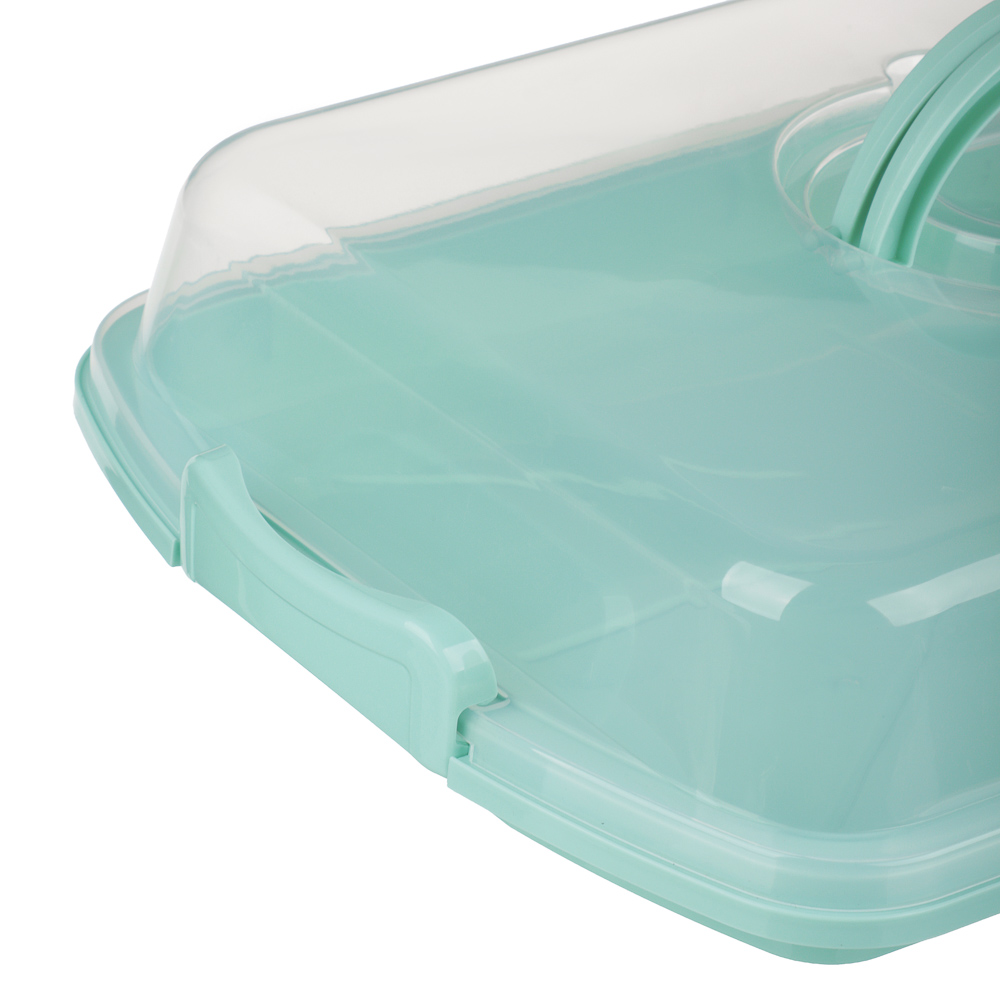 Контейнер-хлебница, прямоугольный, 45*29*8,5см, 2 цвета, пластик - #5