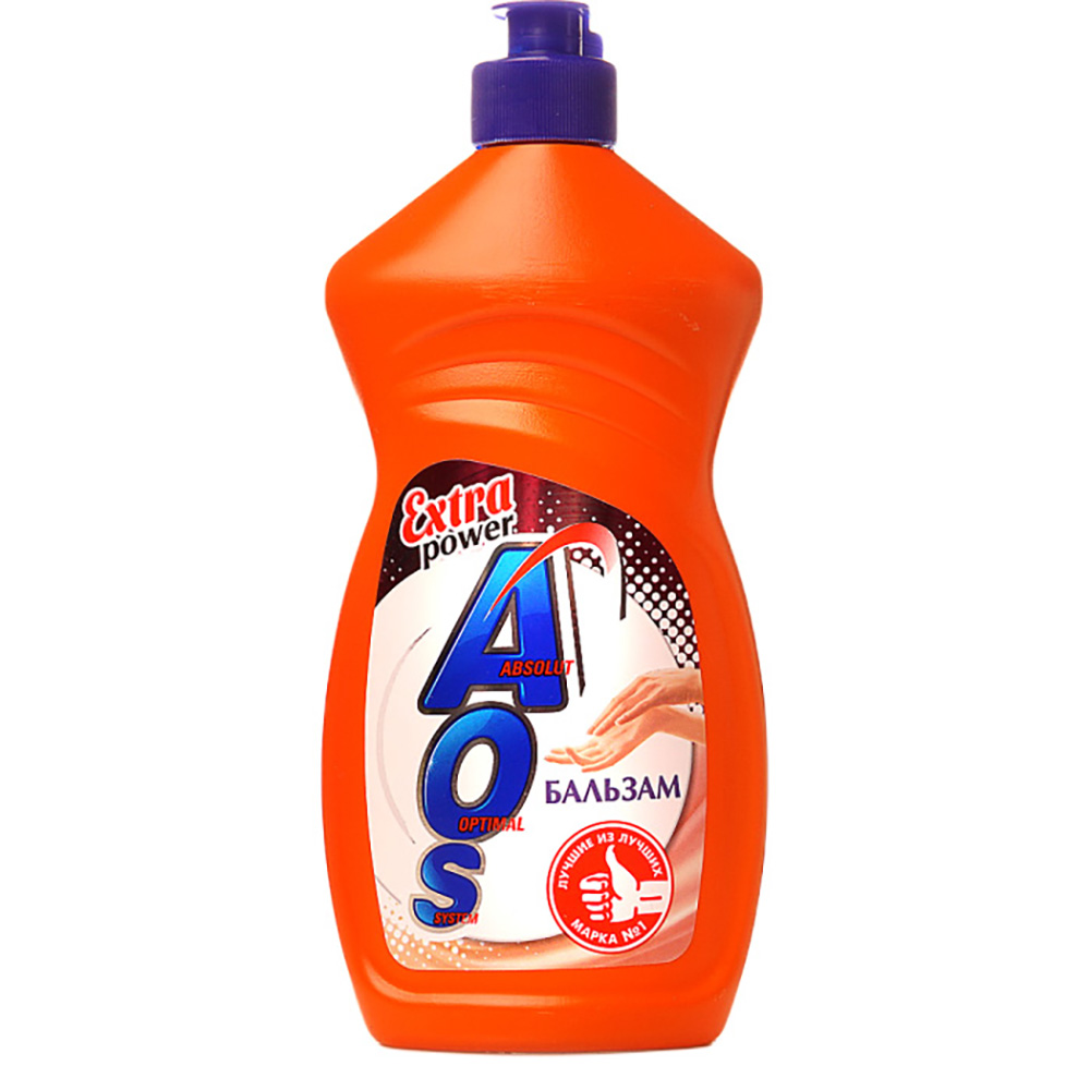 Средство для мытья посуды AOS Бальзам/Алоэ вера/Лимон/Вишня,п/б,450г - #3