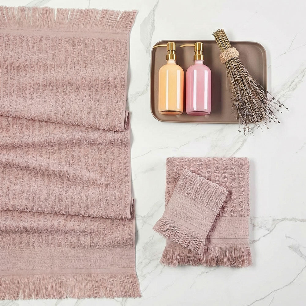 PROVANCE Ботаника Комплект полотенец махровых, 400г/м, 100% хлопок, 30х50, 50х90, 70х130, 6 цветов - #7