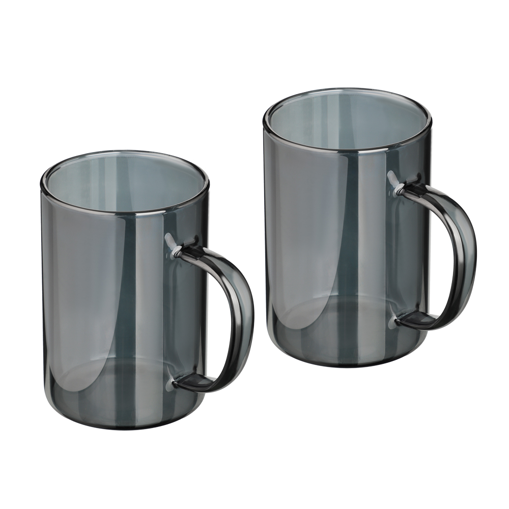 SATOSHI Графит Кувшин для воды 1,8л, 2 кружки 200мл, стекло, нерж.сталь - #9