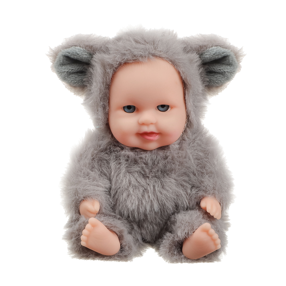 ИГРОЛЕНД Пупс в кигуруми 12 см, PVC, PP, полиэстер, 10,2х5х17 см - #29