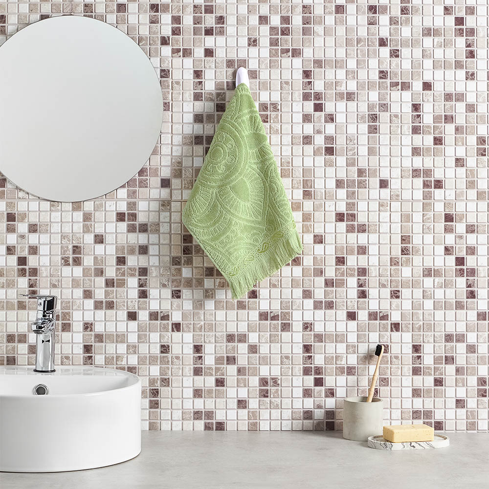 PROVANCE Эвкалипт Полотенце махровое, 100% хлопок, 30х50см, 450гр/м, зеленый - #4