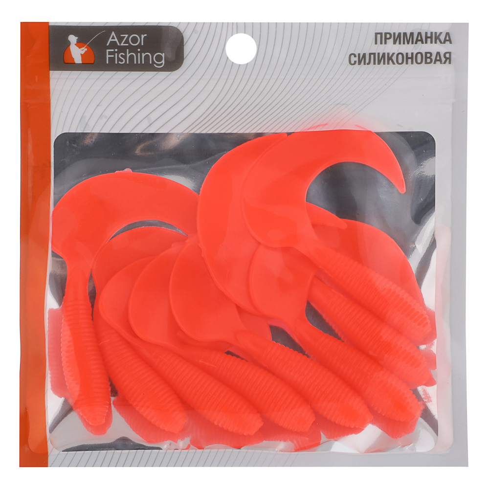 Приманка мягкая "Shad" тм AZOR FISHING, силикон, 9см, 8шт. в уп, 5 цветов - #8