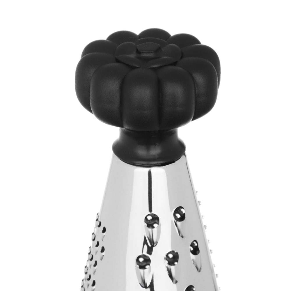 Терка 3-х сторонняя тм VETTA 25см, нерж.сталь, пластик. ручка - #8