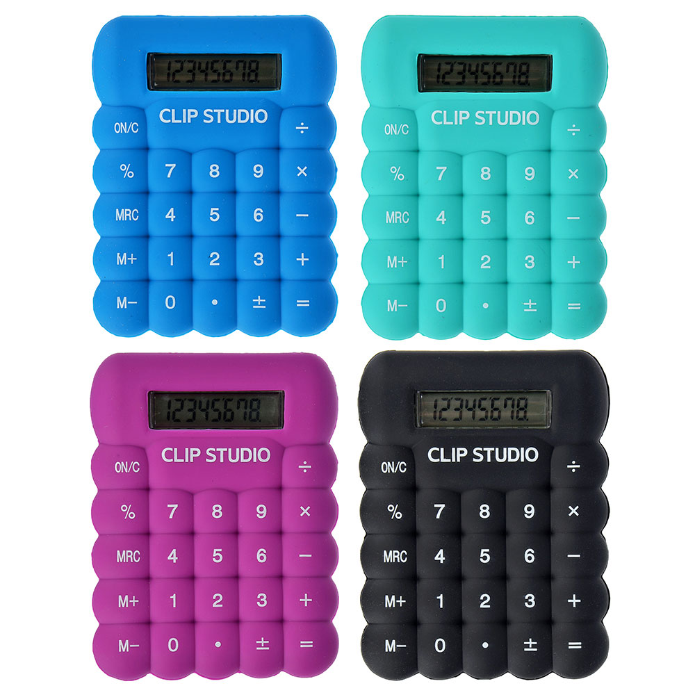 Калькулятор CLIP STUDIO 8-разрядный, 4 цвета - #1