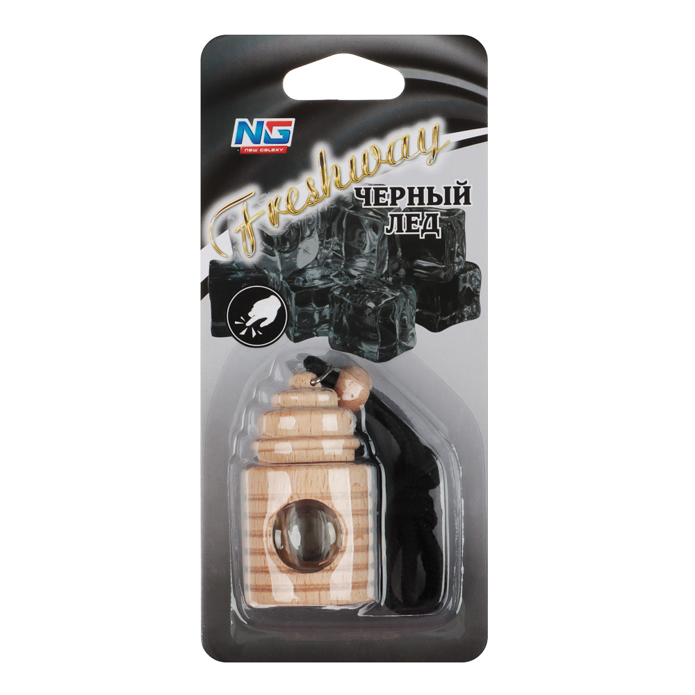 NEW GALAXY Ароматизатор подвесной Freshway, 5 мл, черный лед - #1