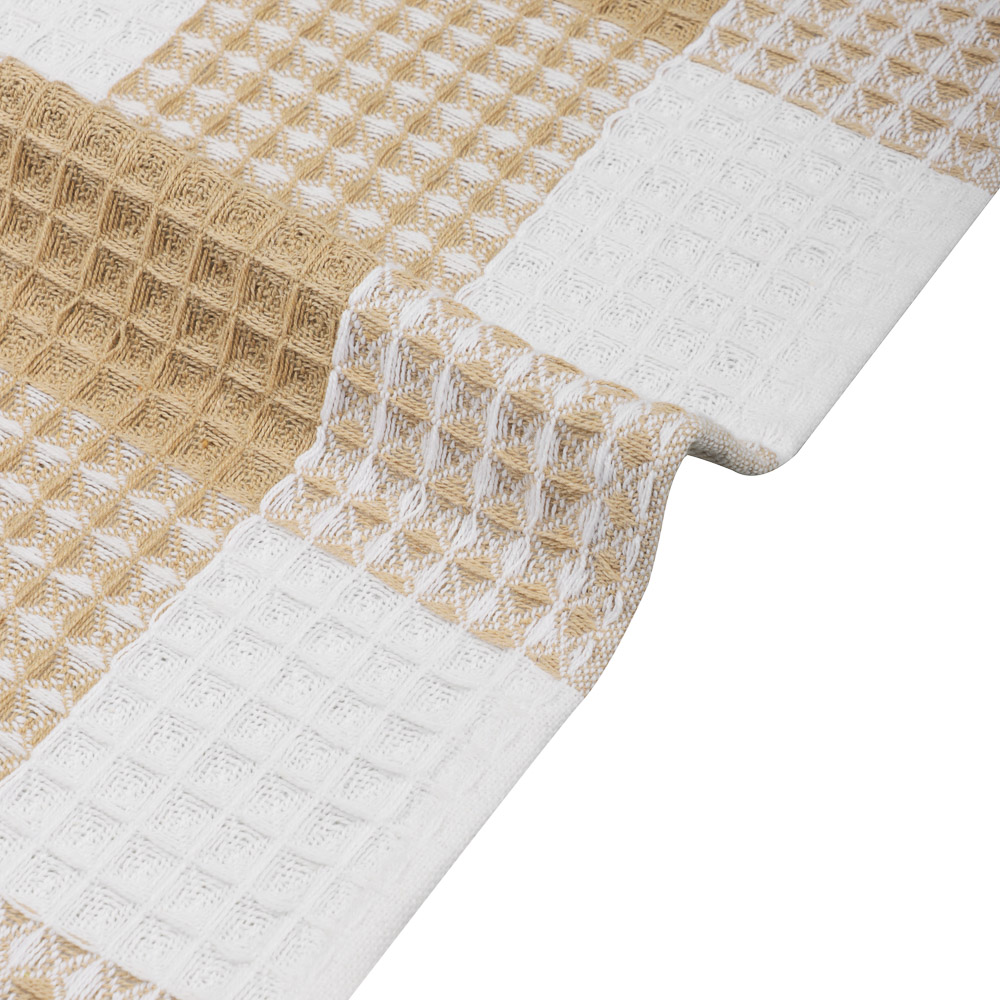 PROVANCE Special Плед хлопок, 180х200см, клетка, бежевый - #3