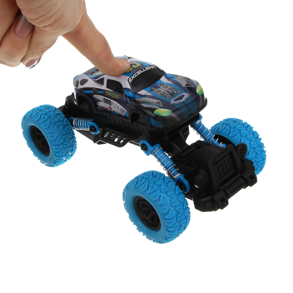 ИГРОЛЕНД Внедорожник инерционный, стреляет дисками, металл, РР, 18х12х11,3 см, 6 дизайнов - #6