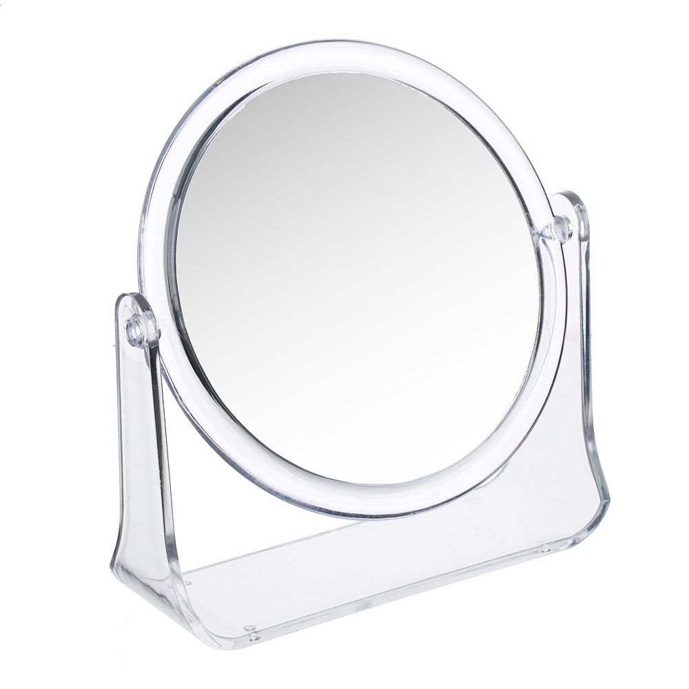 Зеркало настольное круглое ЮниLook, d.14 см, прозрачный - #1