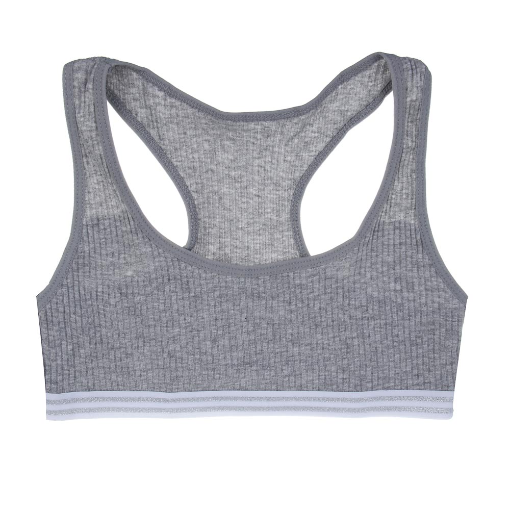 GALANTE Комплект белья: топ на лямках и трусы, р.158-164, 95% хлопок, 5% спандекс, серый, НБ25-37 - #3