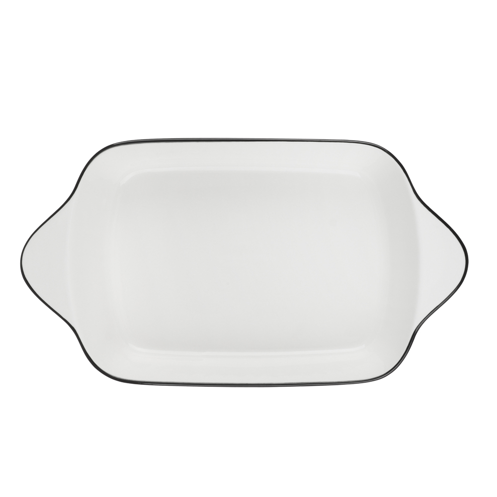 MILLIMI Соло Форма для запекания и сервировки прямоугольная, 800мл, 26,5х14х5см, фарфор - #6