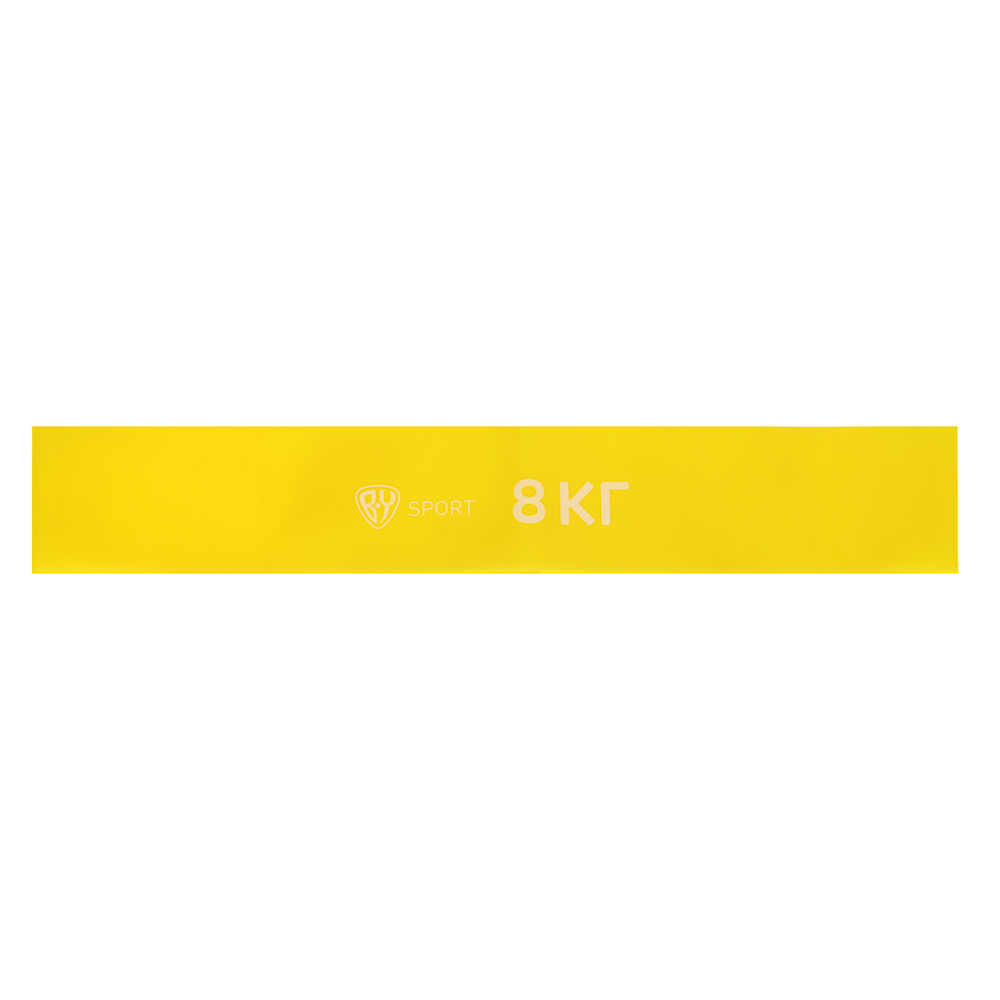 Фитнес-резинка тм BY SPORT, 8кг, 30х5х0,03см, латекс - #1