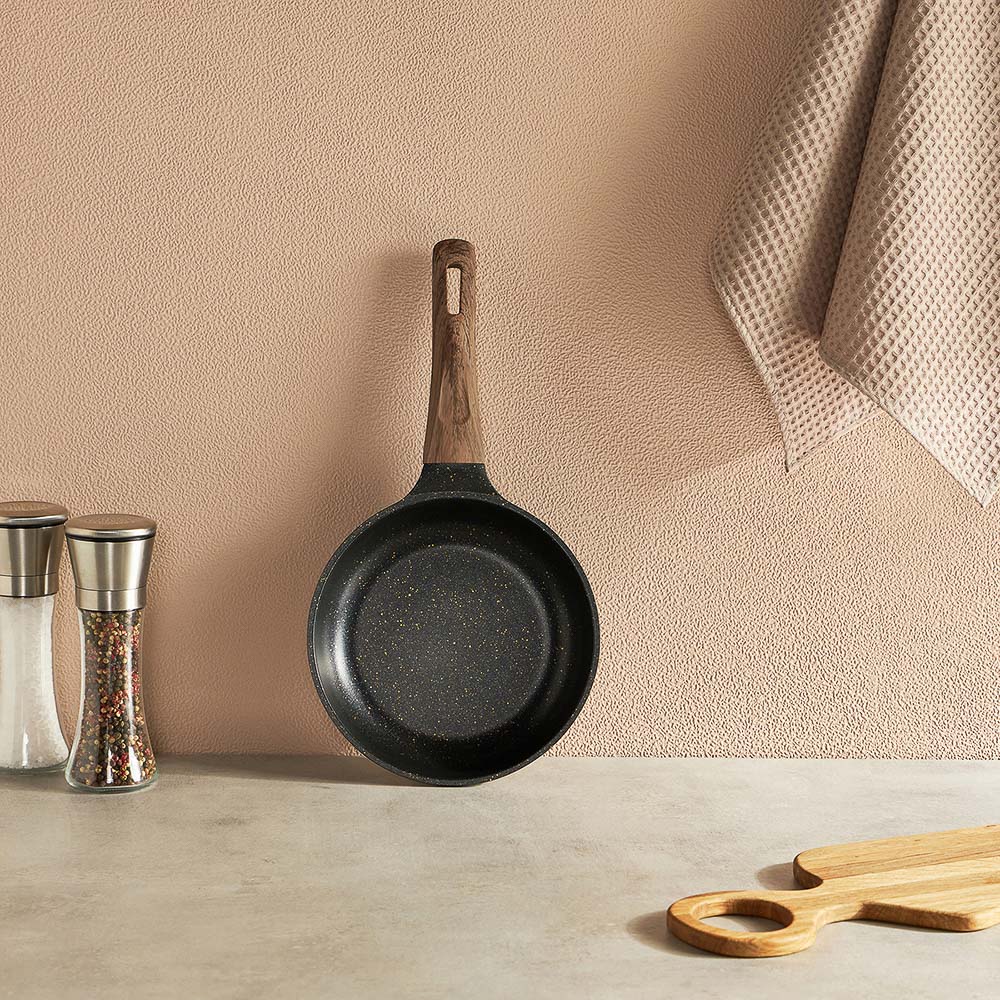 SATOSHI Карнуа Сковорода литая d20см, антипригарное покрытие Мрамор, индукция - #11