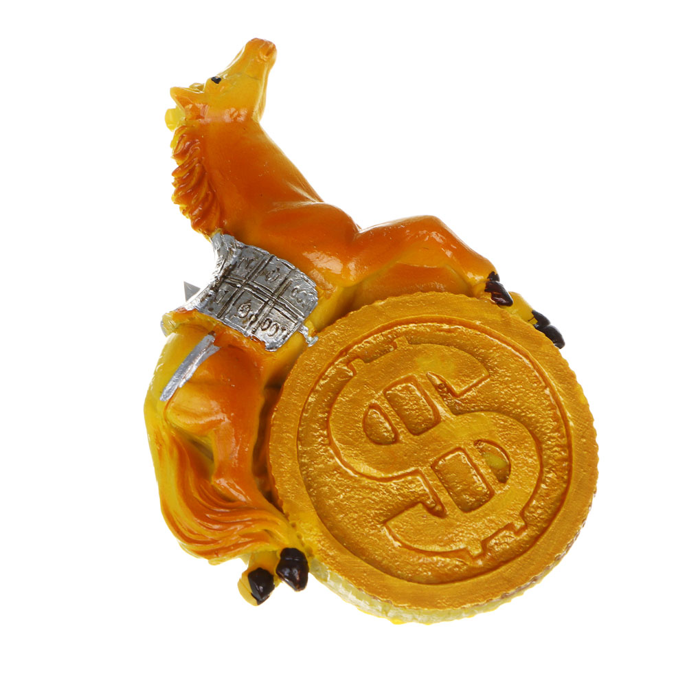 СНОУ БУМ Магнит Лошадь 6x8 см, полистоун, 4 дизайна - #5