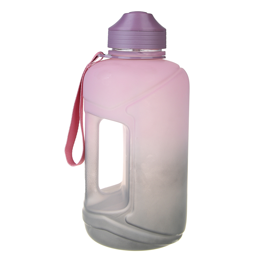 SILAPRO MAX Бутылка спортивная с замком, ULTIMATE GREY-ELDERBERRY, 2л, PETG - #3