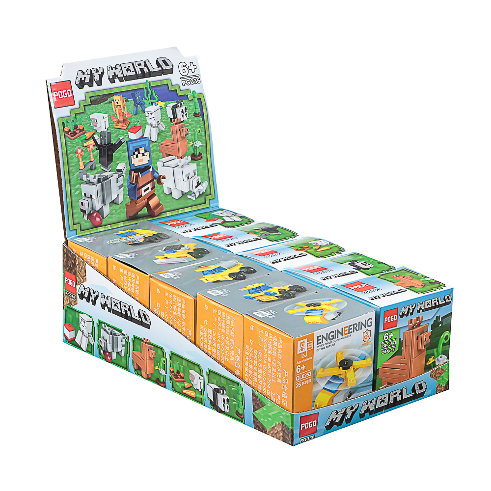 Конструктор "Игровой мир" 21-28 дет., ABS, 7х4,5х7 см, 6 видов - #6