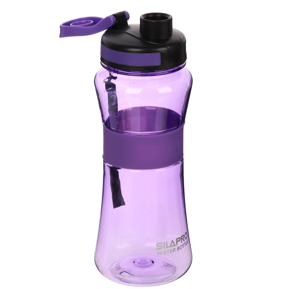 SILAPRO Спортивная бутылка с сеточкой 22х8см, 700мл, силикон, PC - #14