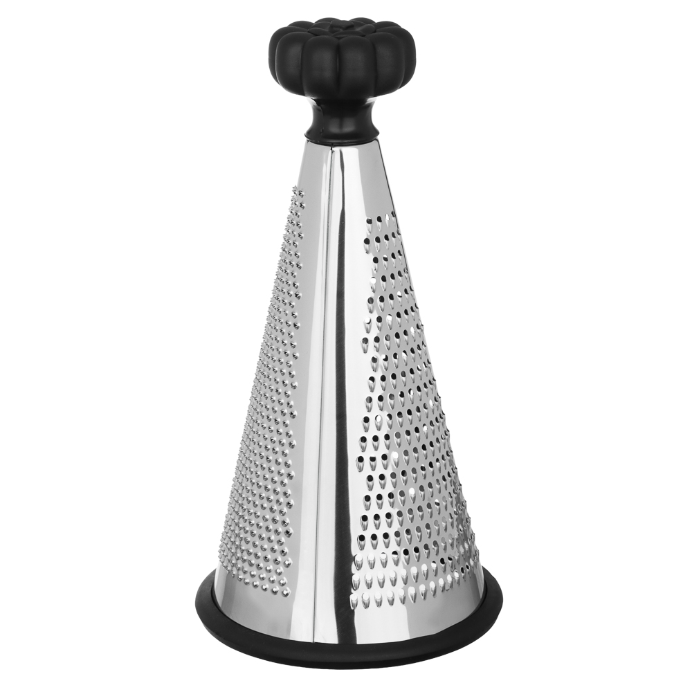 Терка 3-х сторонняя тм VETTA 25см, нерж.сталь, пластик. ручка - #3