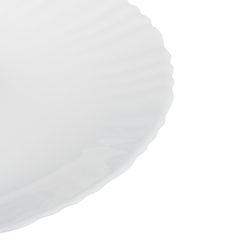 MILLIMI Бьянко Плюс Тарелка подстановочная, опаловое стекло, 24см - #3