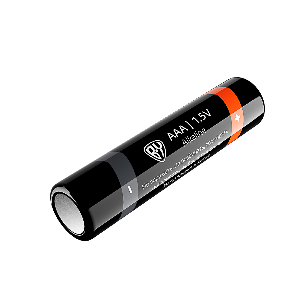 BY Батарейки AAA (LR03) 4шт в блистере, щелочные 1.5V, высокой ёмкости - #6