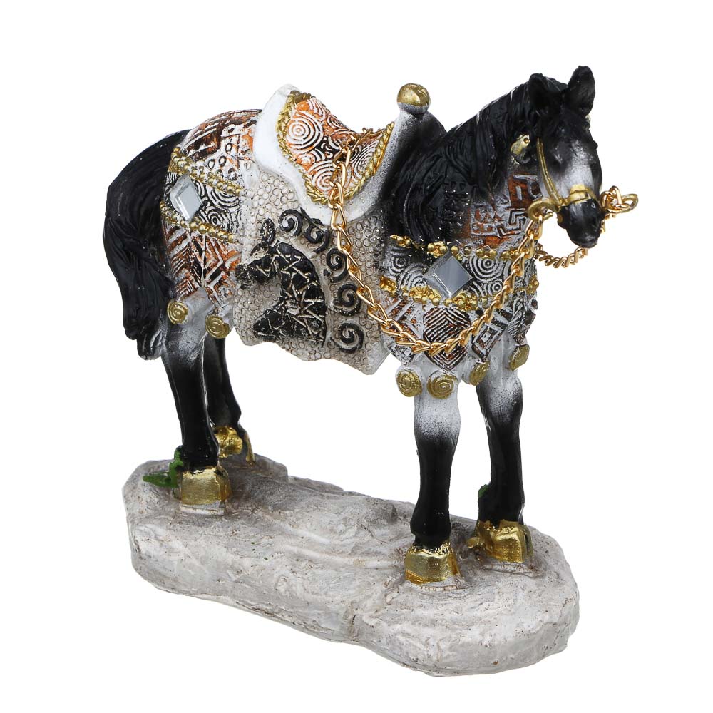 СНОУ БУМ Сувенир лошадь полистоун 14x5.7x13.7 см, 26-671 - #1