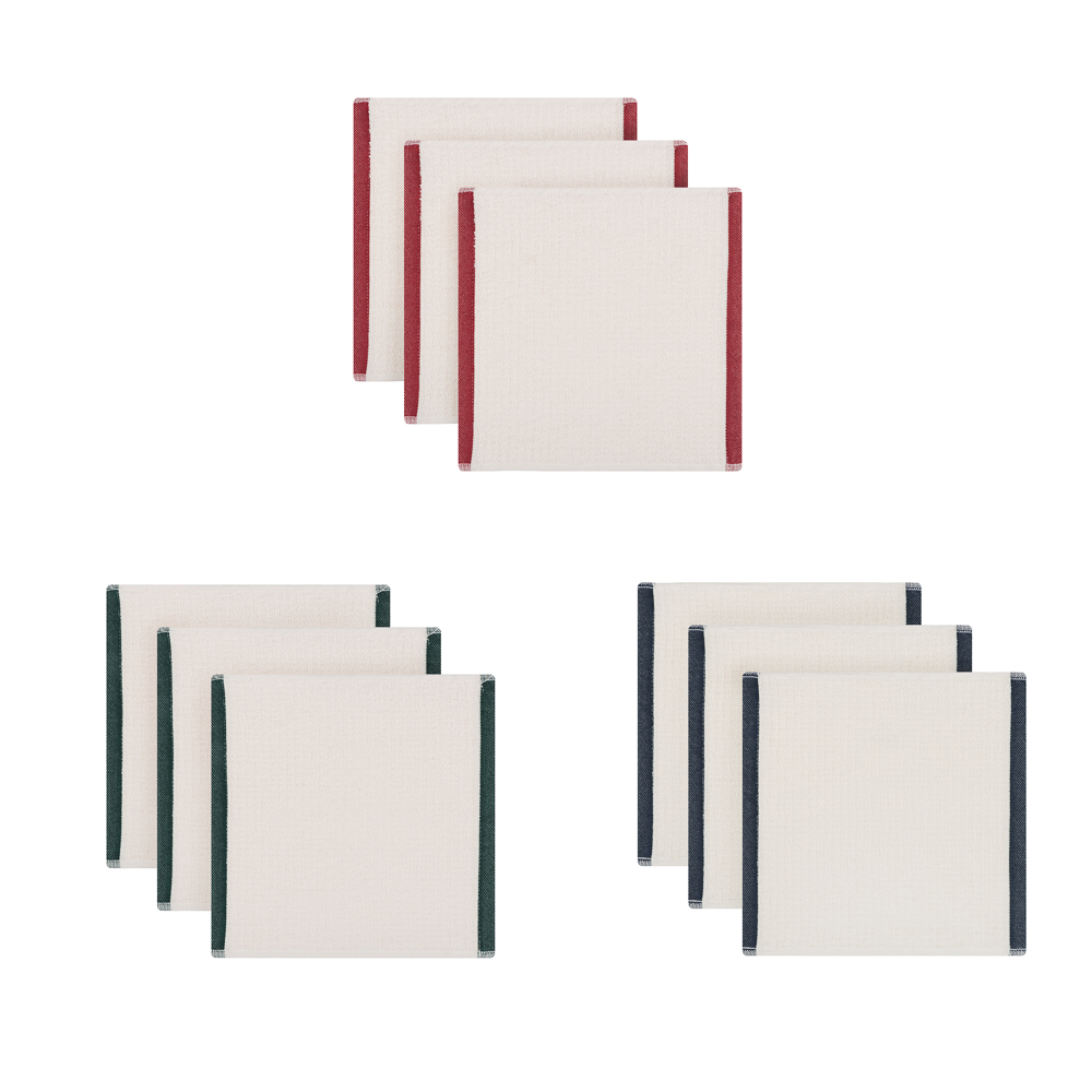 PROVANCE Щелкунчик Салфетка махровая в наборе 3шт, 30х30см, 100% хлопок, 3 дизайна - #2