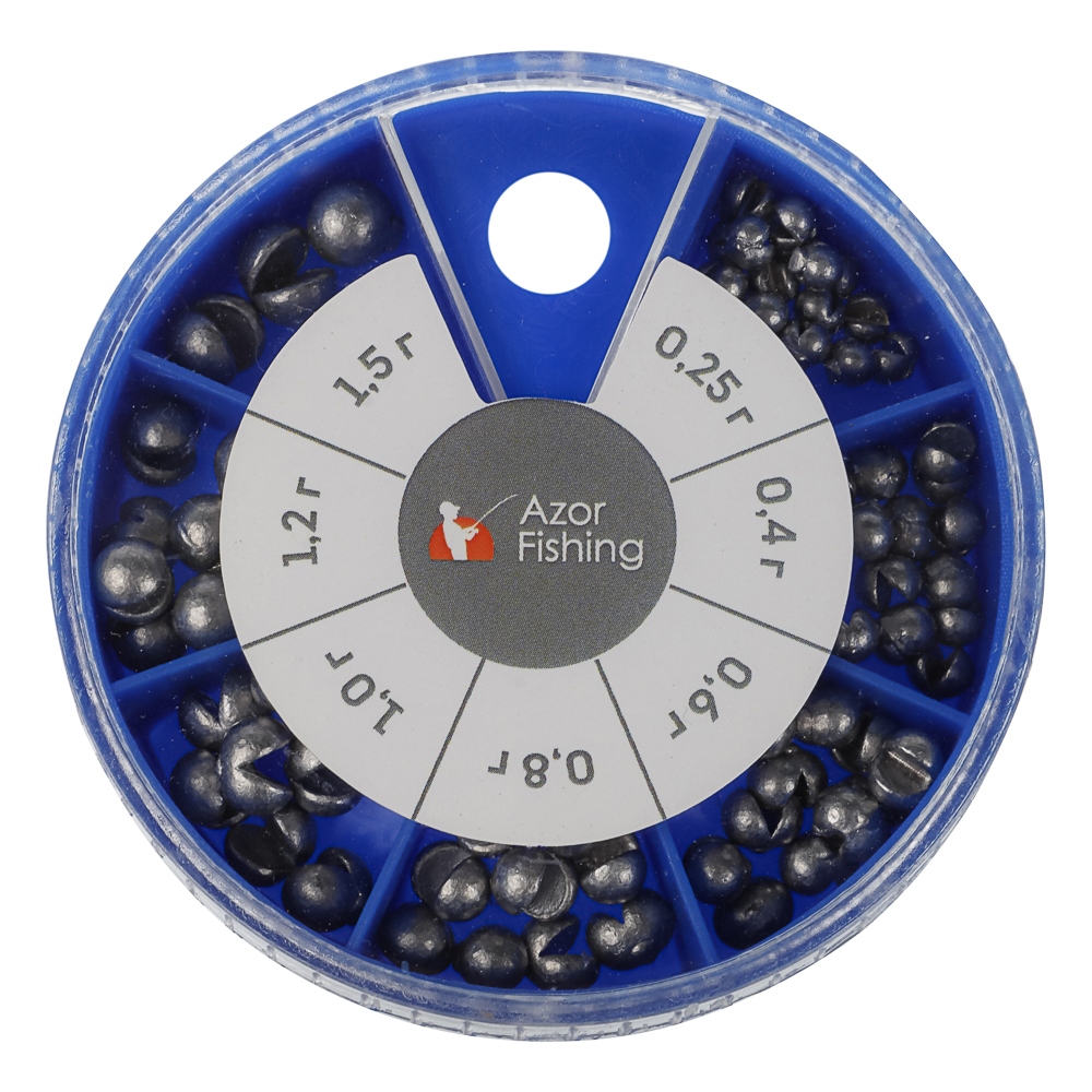 Набор грузил "Дробинка" тм AZOR FISHING, малый - #5