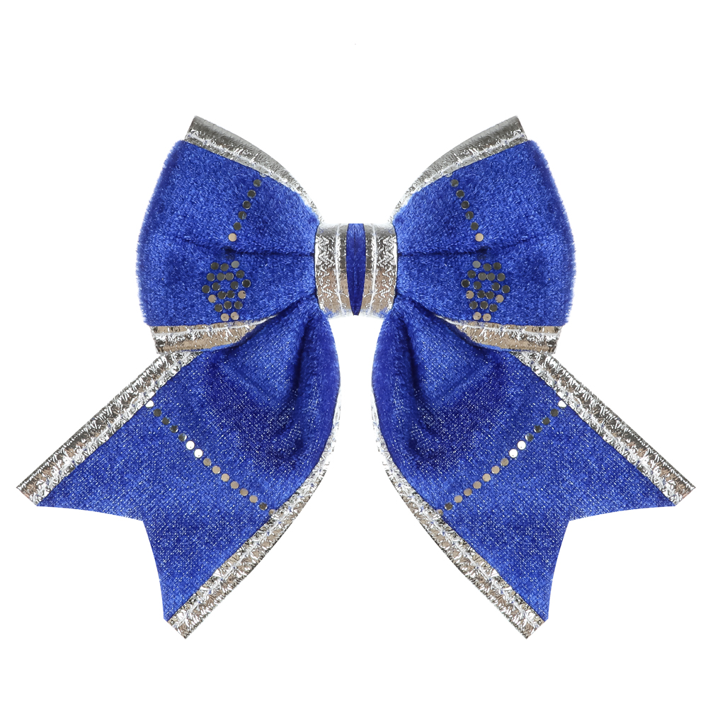 СНОУ БУМ Набор бантов 12x14 см, 2 шт, полиэстер, синий - #2