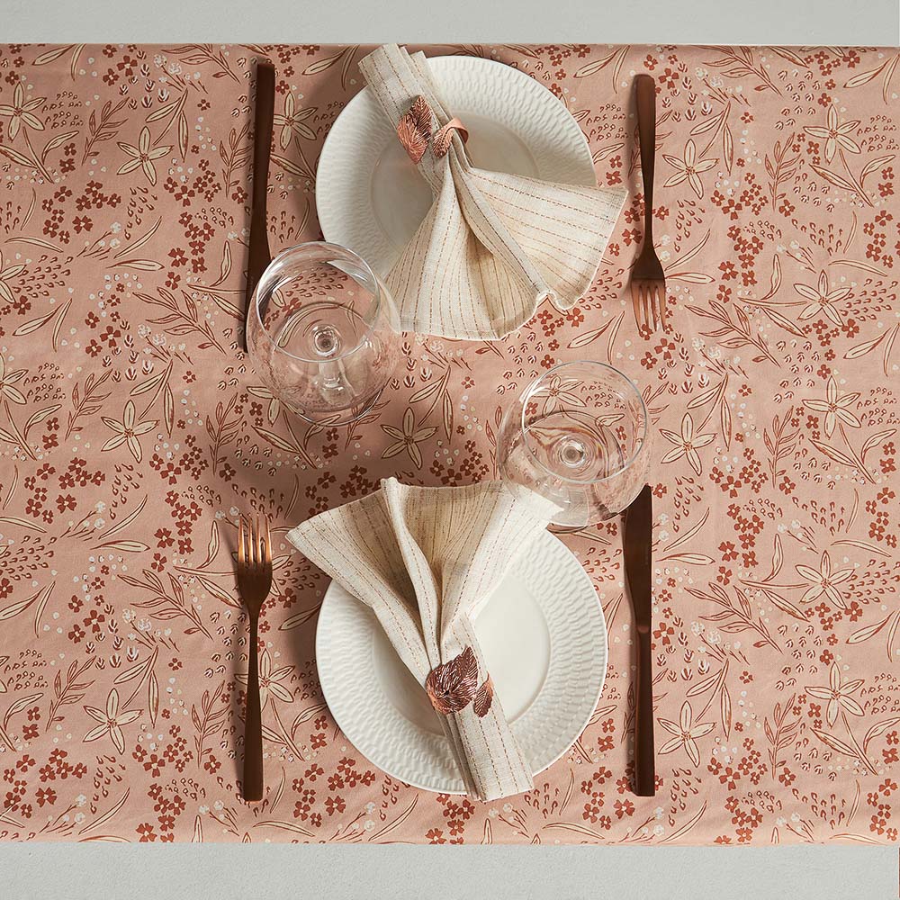 PROVANCE Карамель Скатерть текстильная 140х230см с водоотталкивающей пропиткой, цветы - #8