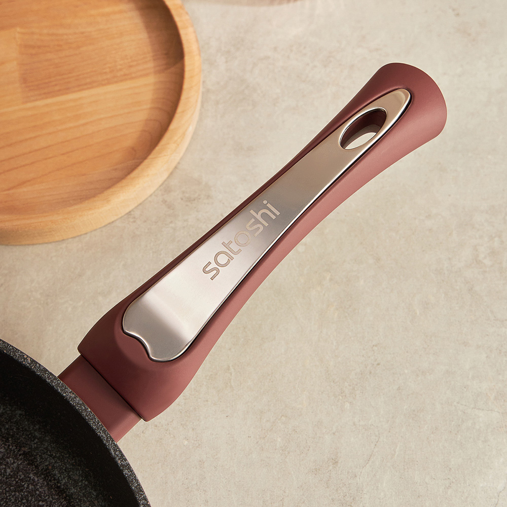 SATOSHI Ла Мери Сковорода литая d=24см, антипригарное покрытие мрамор, индукция - #11